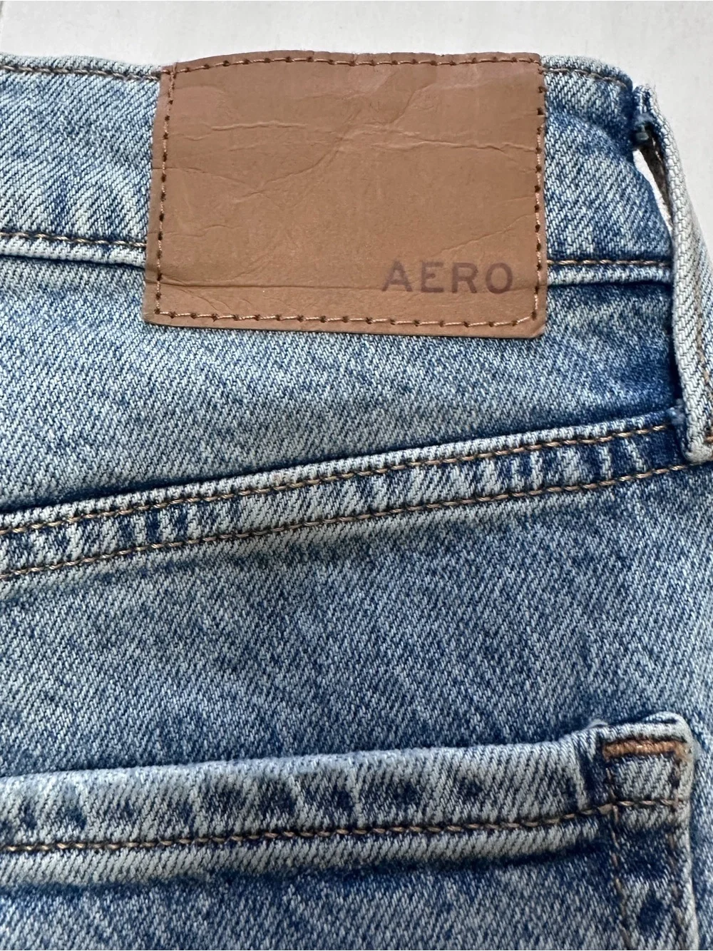 NWT Aeropostale Light Wash Distressed flare-Leg Jeans - Picture 7 of 11